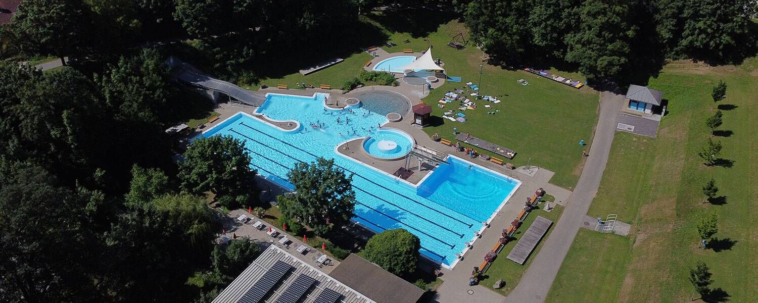 Freibad in St. Valentin.