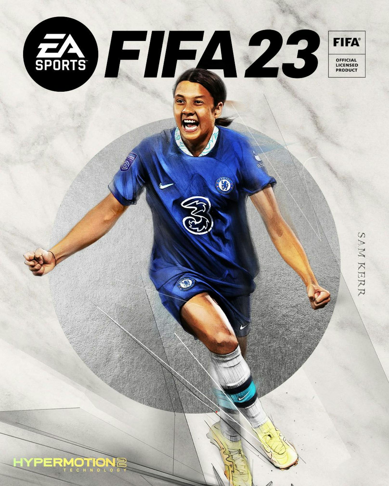 EA Sports enthüllt das Cover zu "FIFA 23" mit Kylian Mbappé und Sam Kerr (Bild).