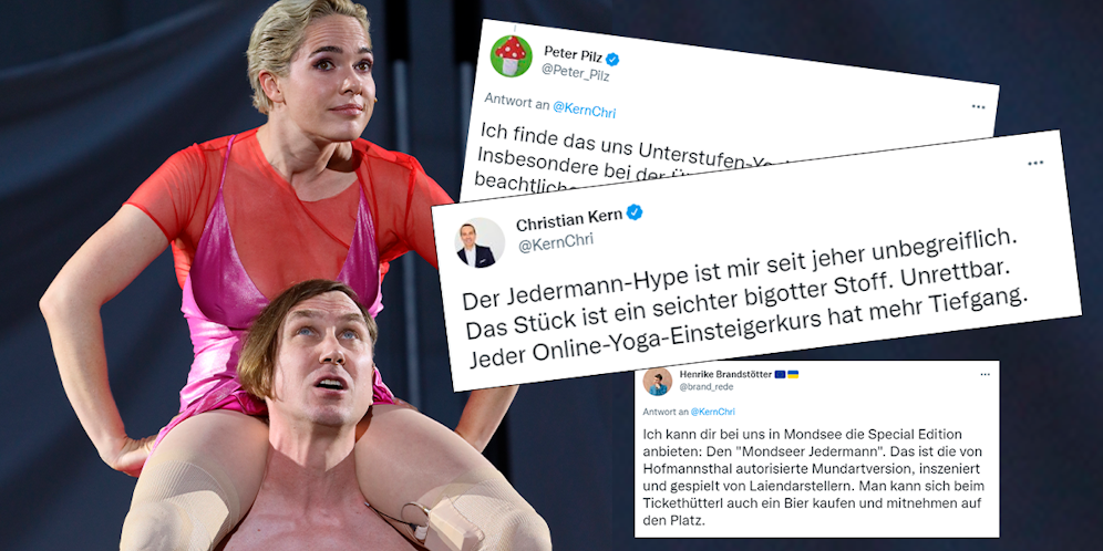 Auf Twitter ist eine heftige Debatte zum Jedermann-Hype entbrannt.