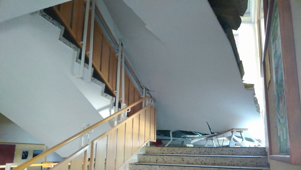 Heute.at - Plötzlicher Krach – Decke in Volksschule stürzte ein