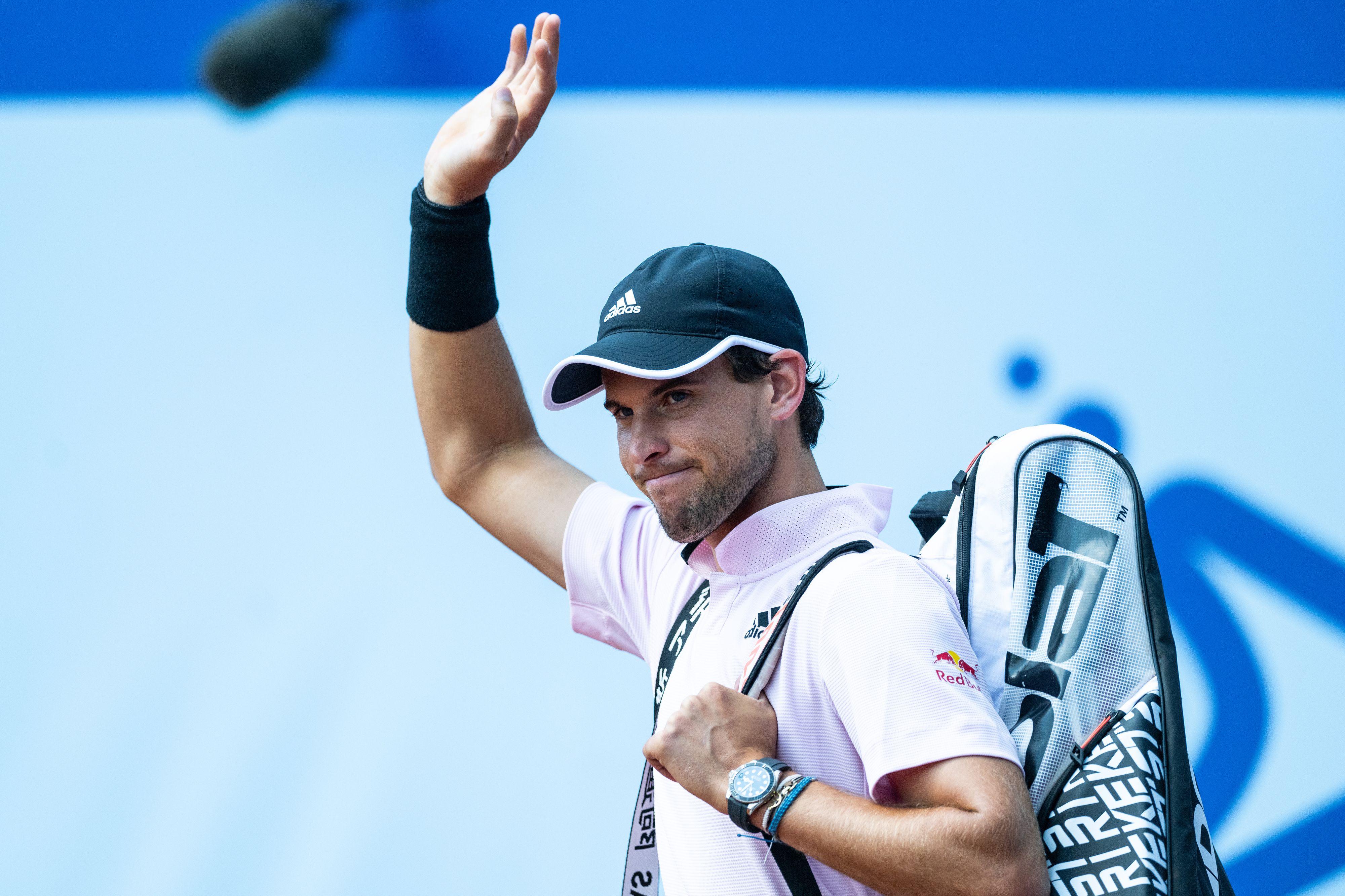 Dominic Thiem nahm in Gstaad die Auftakthörde Hugo Gaston. 