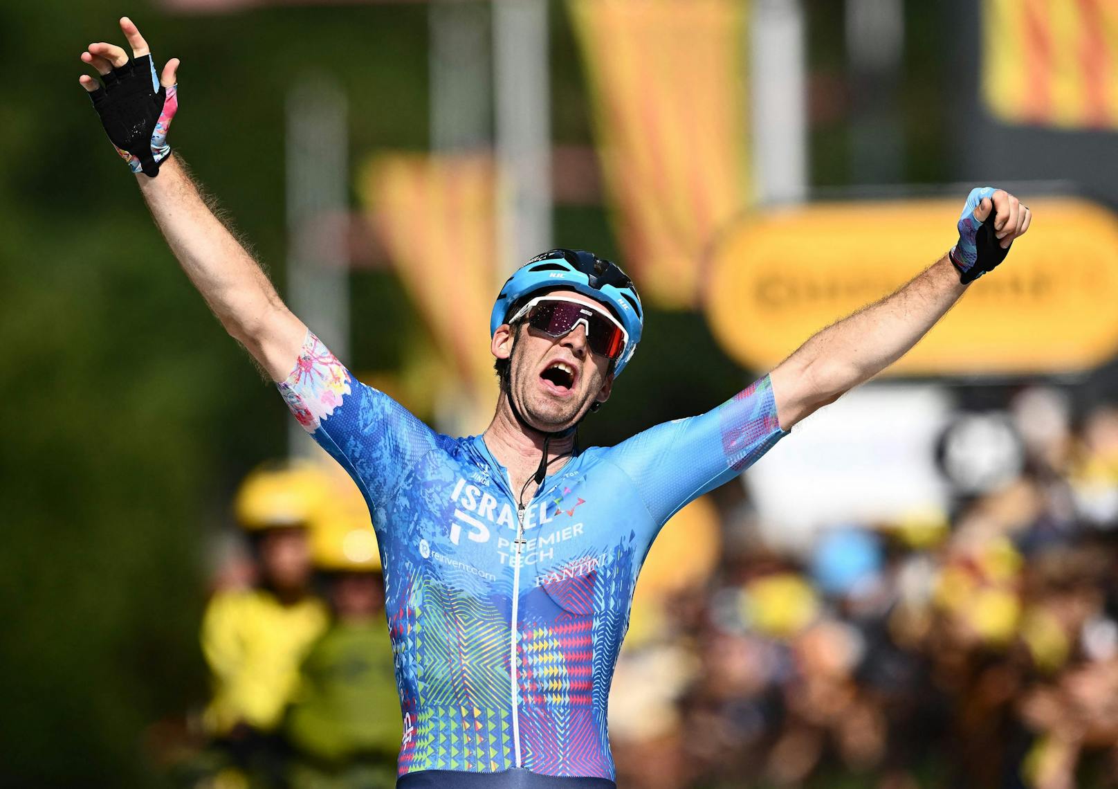 Hugo Houle gewann am Dienstag die 16. Etappe der Tour de France. 