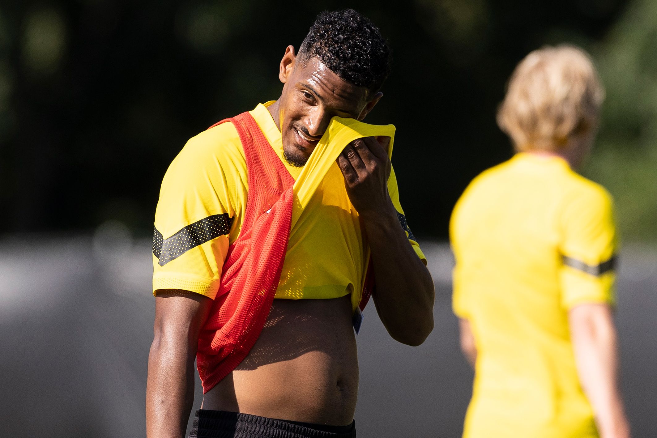 Sebastien Haller im Dortmund-Trainingslager.