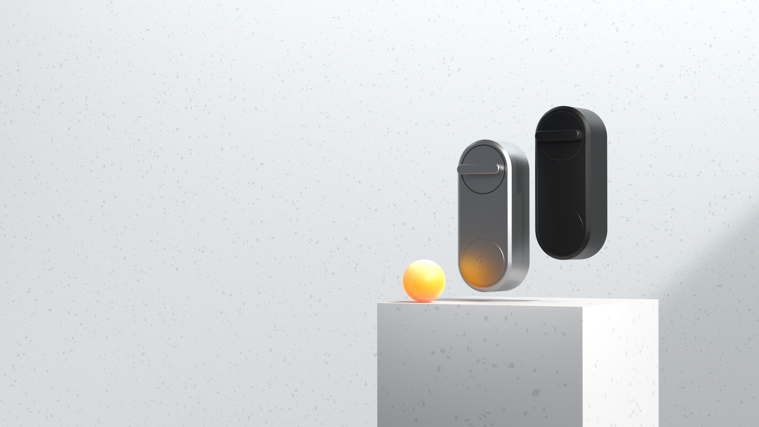 Familienmitglieder können das Schloss über ihr Smartphone oder das Yale Smart Keypad und einen Pincode öffnen.