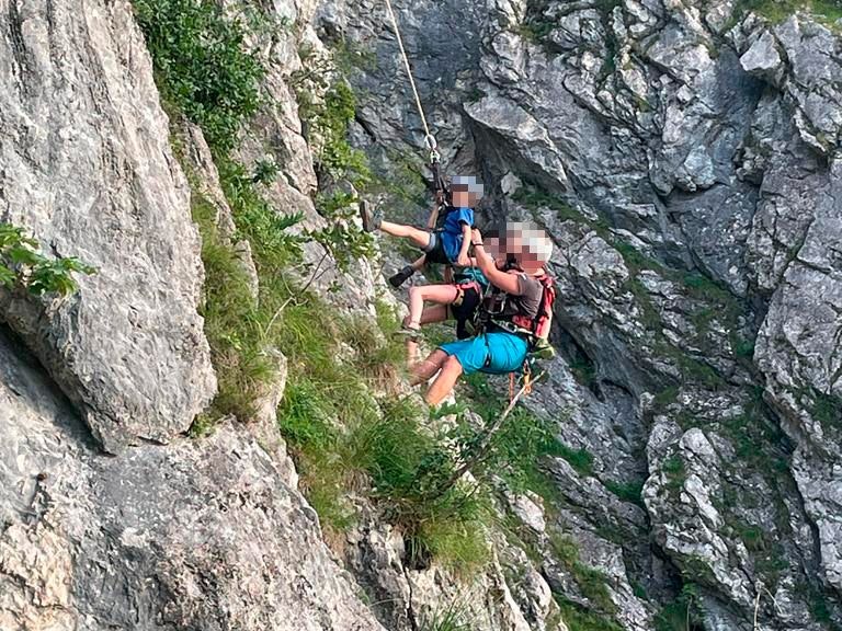 Die Rettungsaktion dauerte rund vier Stunden.