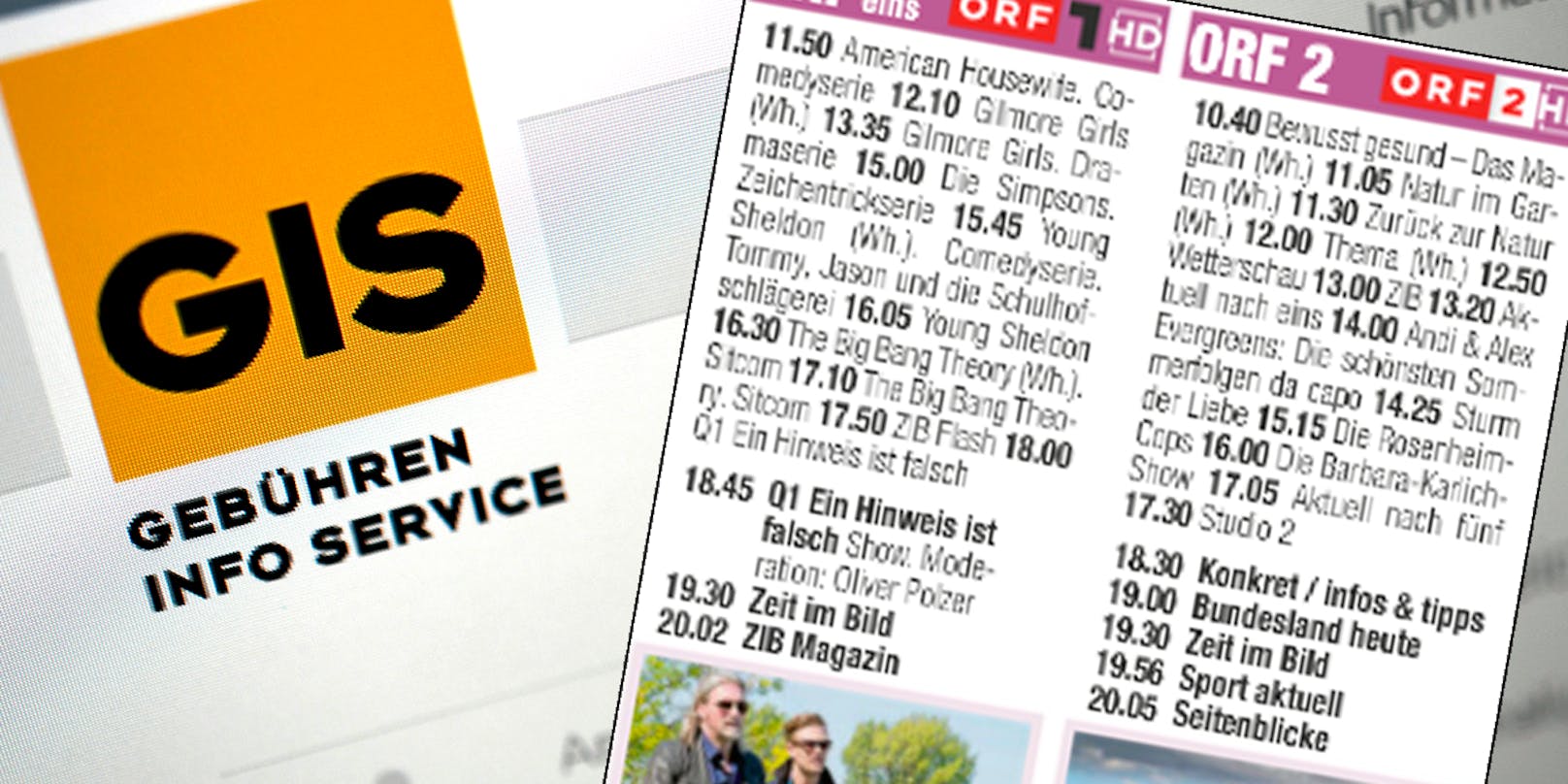 Ein Tag, zwei Sender, über 34 Stunden Wiederholungen. Klar, dass sich viele ORF-Zuschauer fragen: Wozu GIS zahlen?