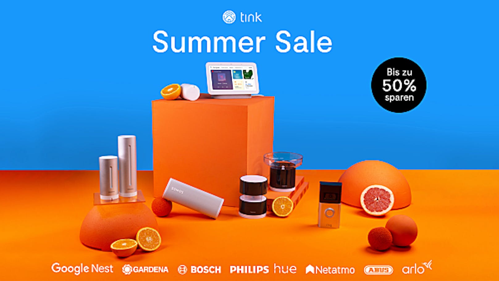 Heiße Preise: Bis zu 50 Prozent sparen beim tink Summer Sale.