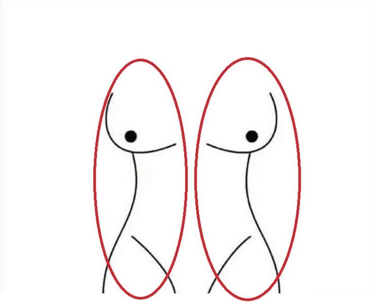 Pro Kreis ist ein tanzendes Strichmännchen erkennbar.