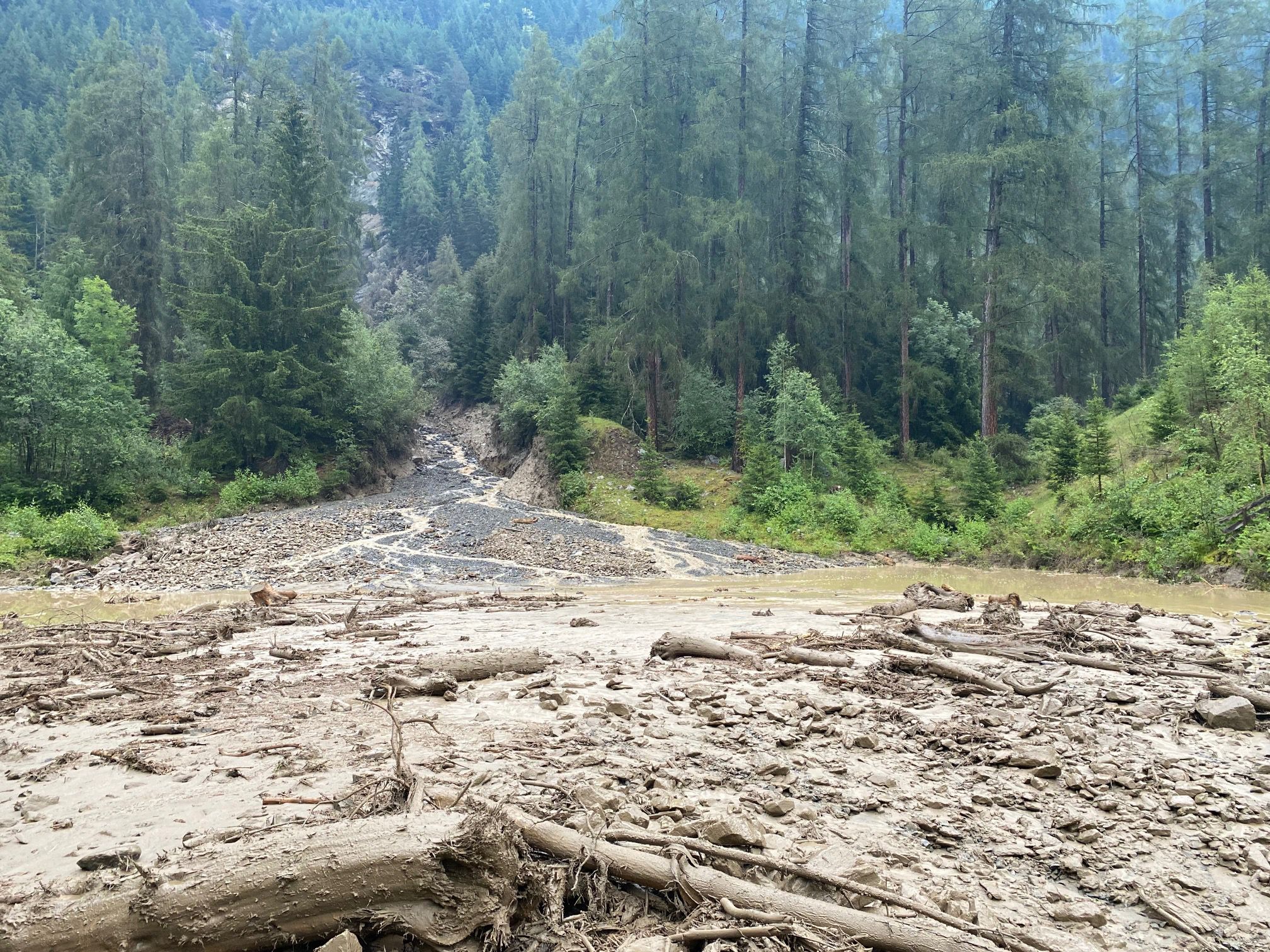 Die Kaunertaler Gletscherstraße musste gesperrt werden.