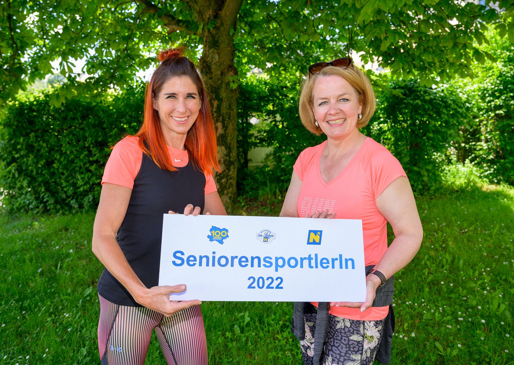 Sportwissenschafterin Heidi Sykora und Senioren-Landesrätin Christiane Teschl-Hofmeister.