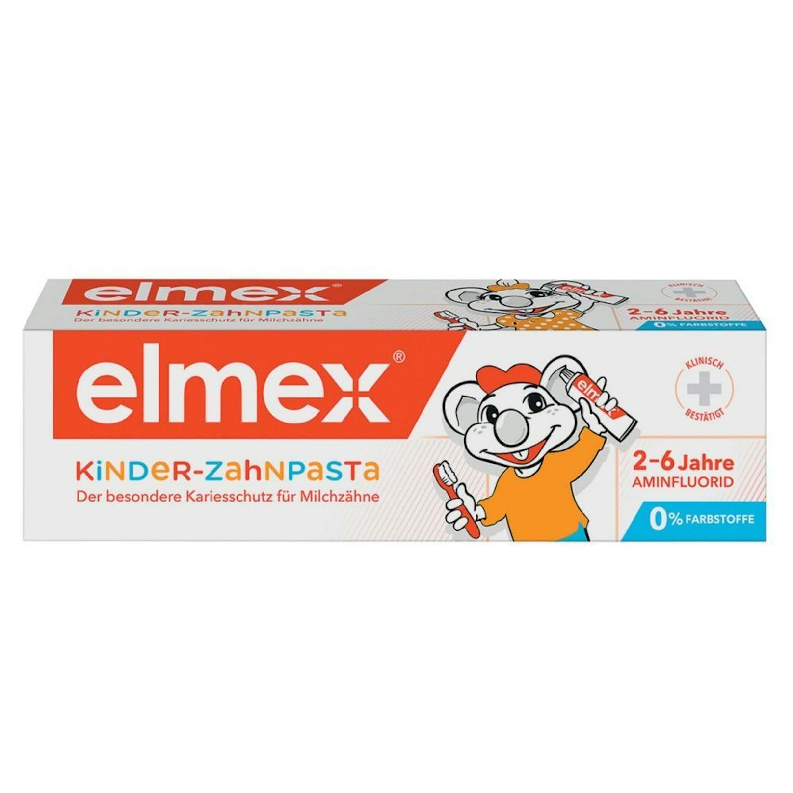 "Kinder-Zahnpasta" von Elmex (Note 1,1)