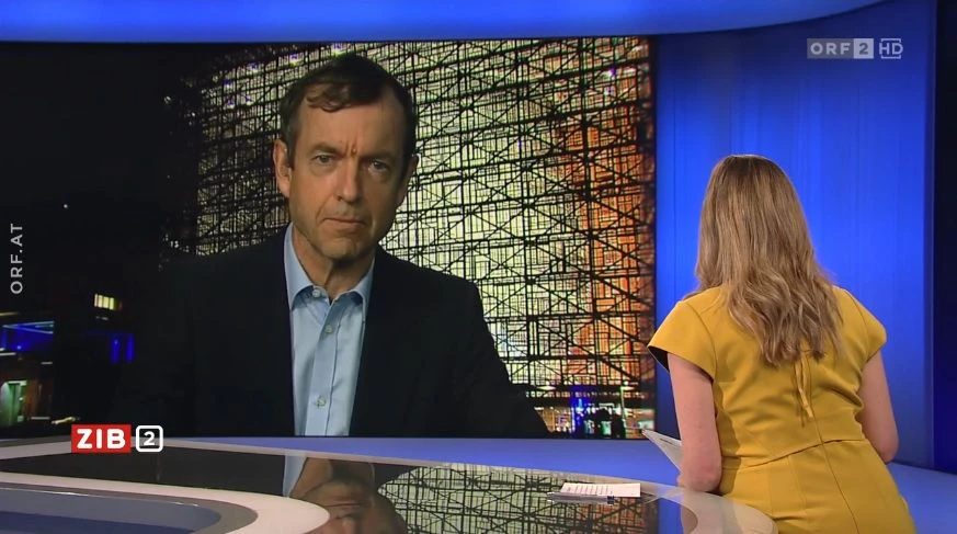 Daniel Gros am Donnerstag in der ZIB2. 