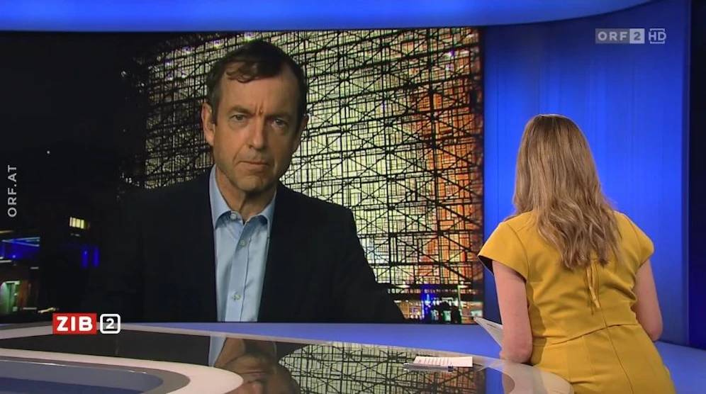 Daniel Gros am Donnerstag in der ZIB2. 