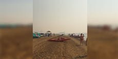 Feuer-Desaster in Italien: "Tragen Masken am Strand"
