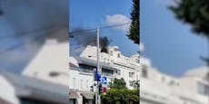Balkonbrand in der Donaustadt – Riesen Feuerwehreinsatz