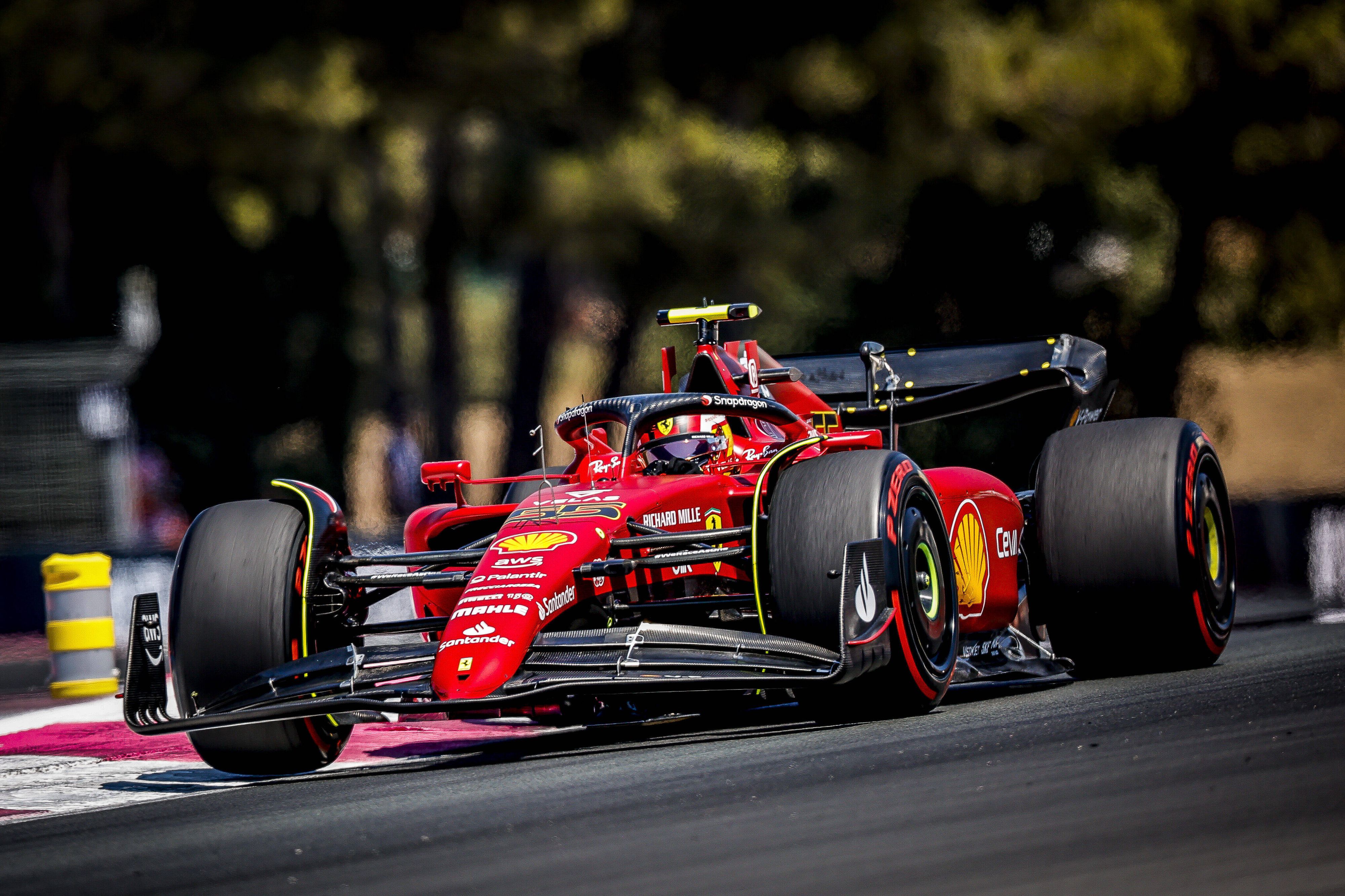 Carlos Sainz auf dem Circuit Paul Ricard in Le Castellet. 