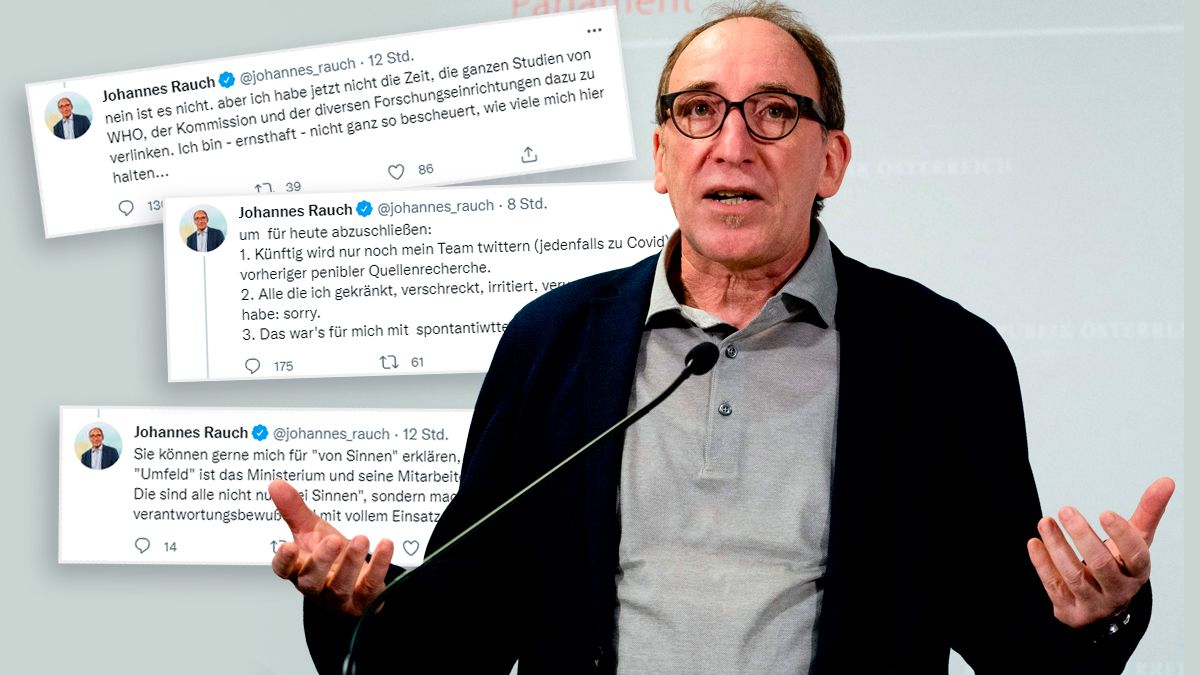 Johannes Rauch platzte auf Twitter der Kragen.