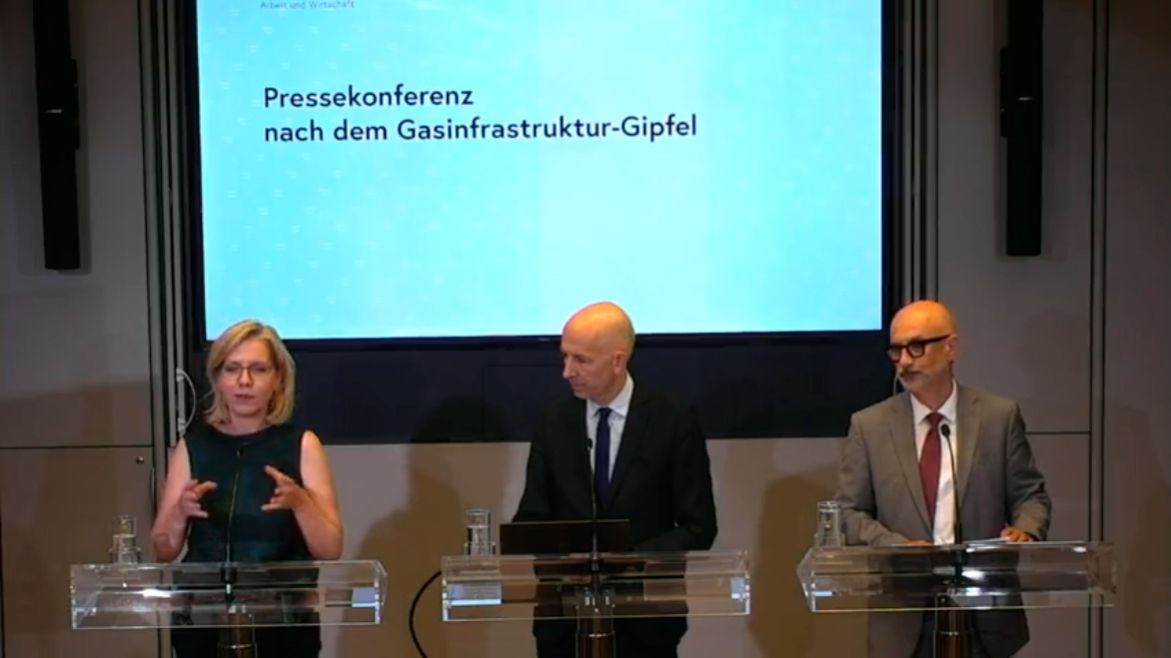 Gewessler, Kocher und Woltran