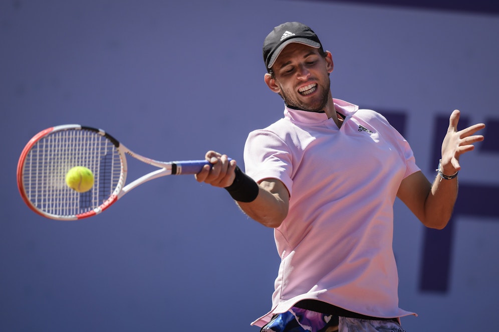 Dominic Thiem in Gstaad.