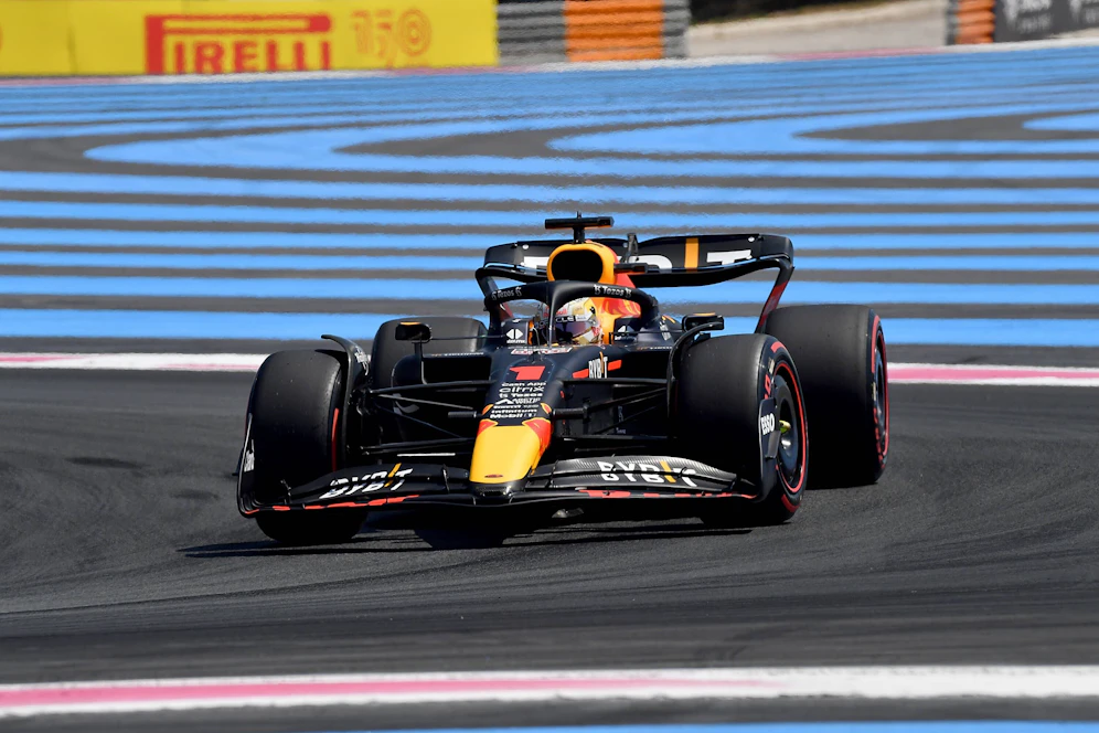 Max Verstappen auf dem Kurs von Le Castellet. 