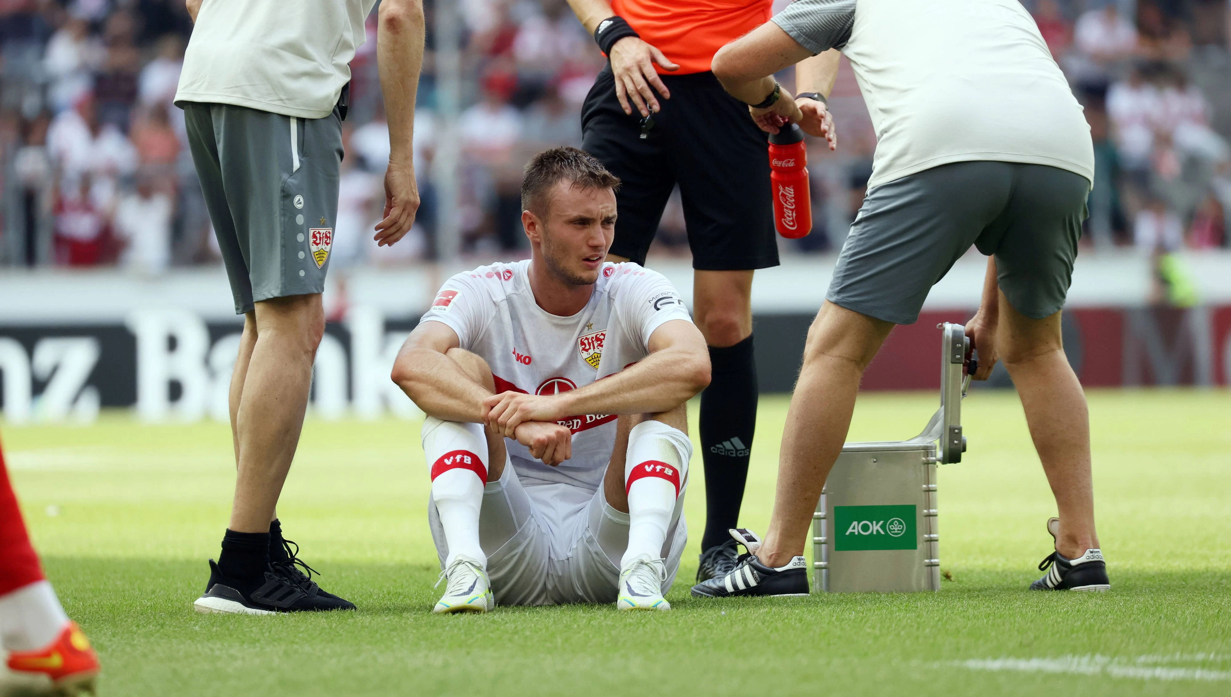 ÖFB-Teamspieler Sasa Kalajdzic musste im letzten Stuttgart-Test früh ausgetauscht werden. 