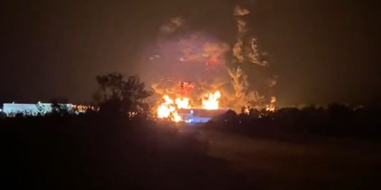 Der Brand weitete sich schnell aus