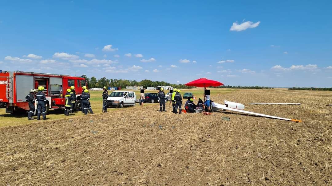 Segelflugzeug stürzte ab
