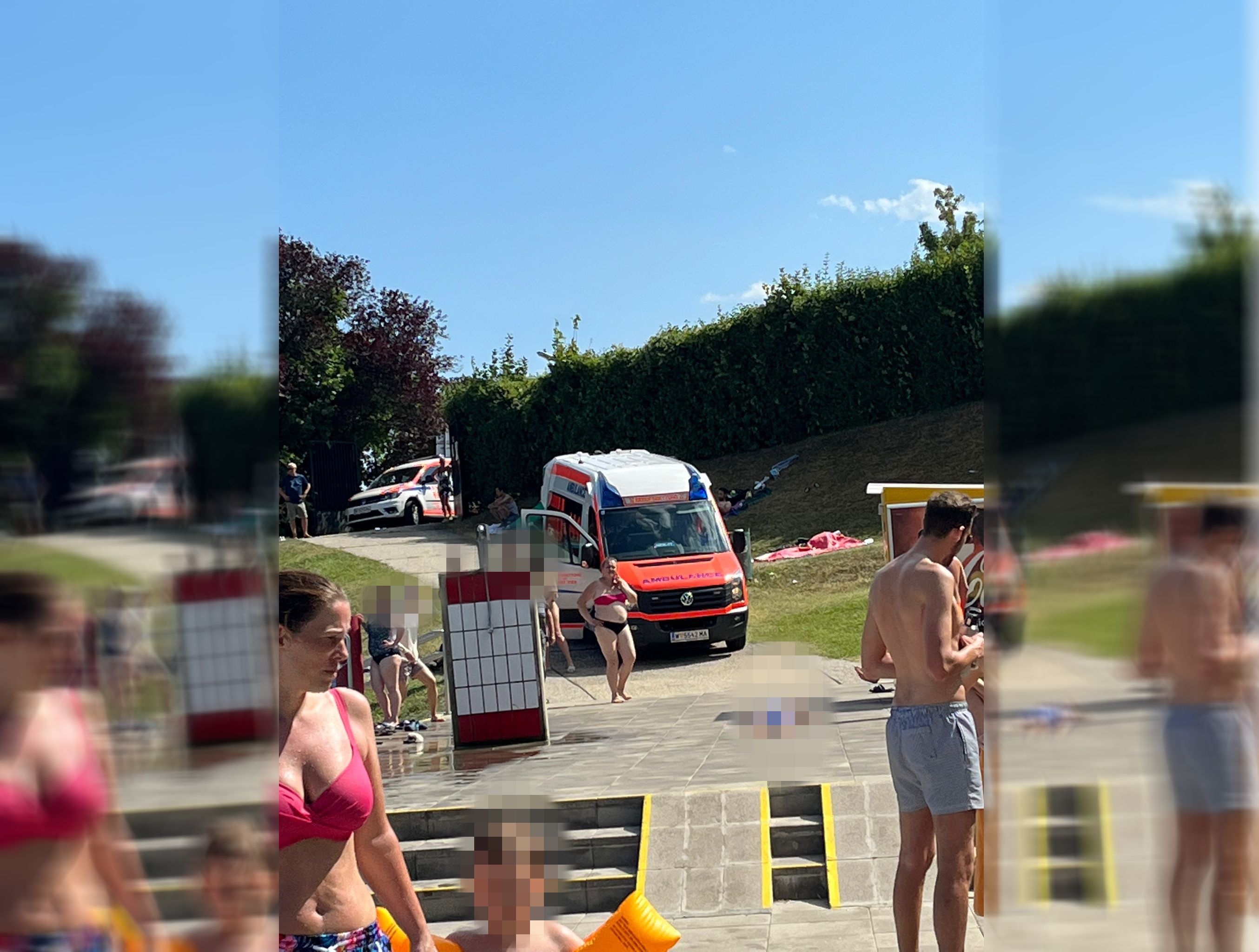 Tragisch ging es am Sonntag im Wiener Schafbergbad zu.