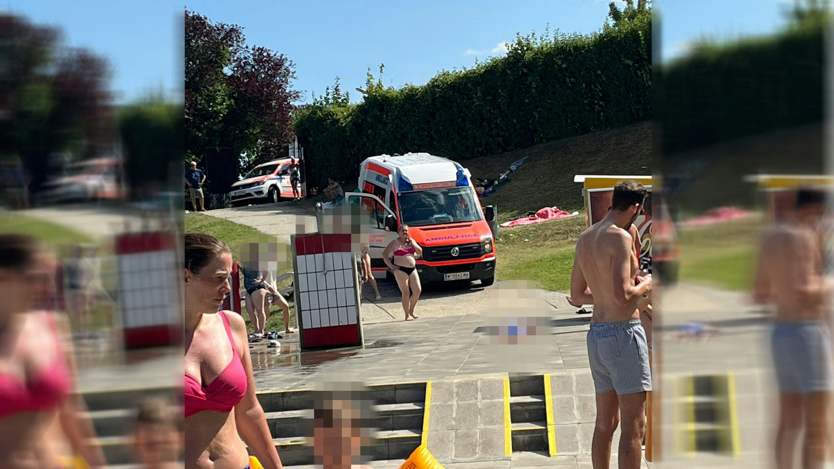 Schafbergbad Rettungseinsatz