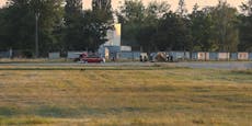Hubschrauber am Flugplatz in Oberösterreich abgestürzt