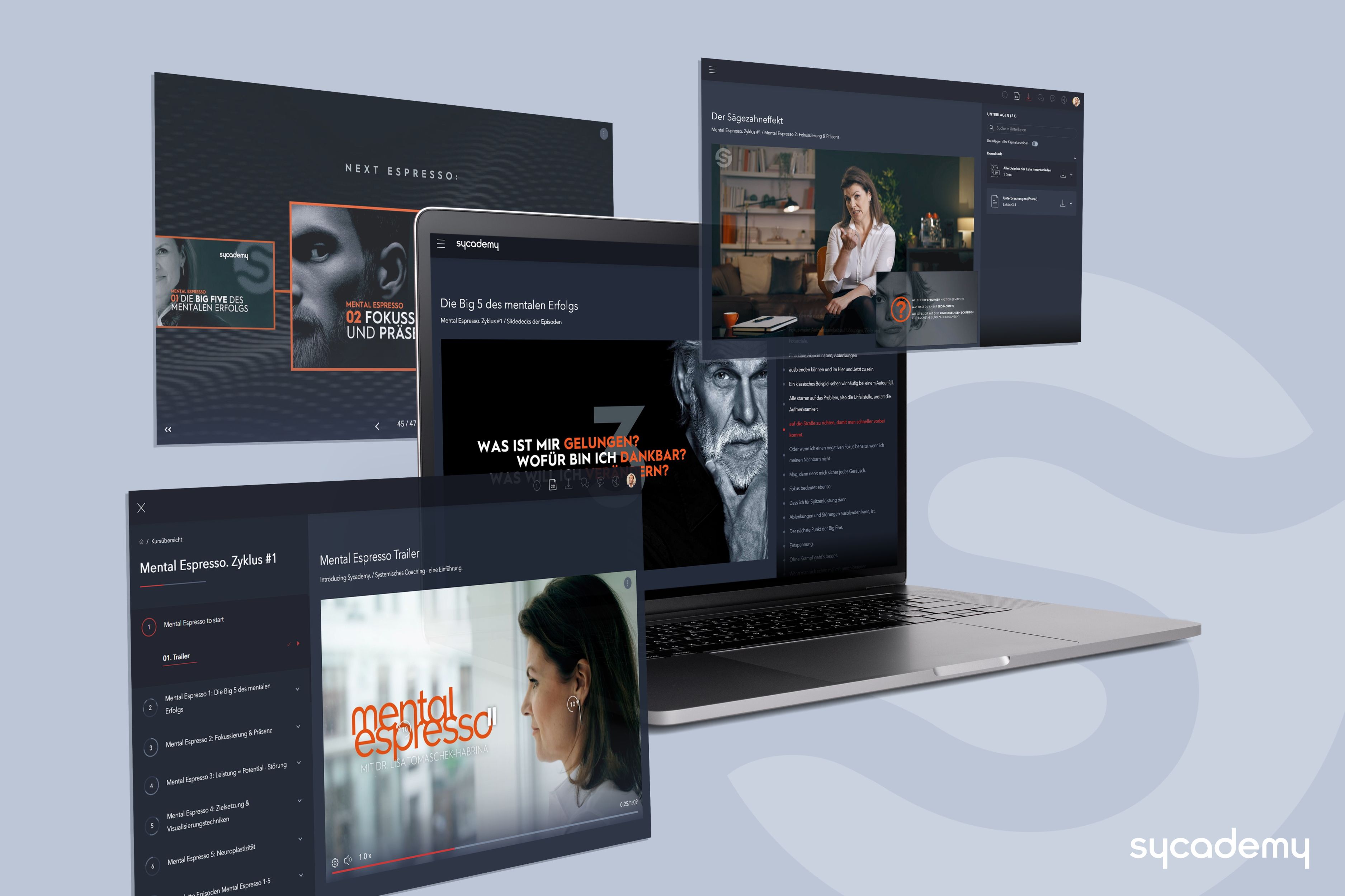 urnout-Prävention, Resilienztraining & mentale Gesundheit auf neuer digitaler Unternehmens-Akademie „Sycademy”