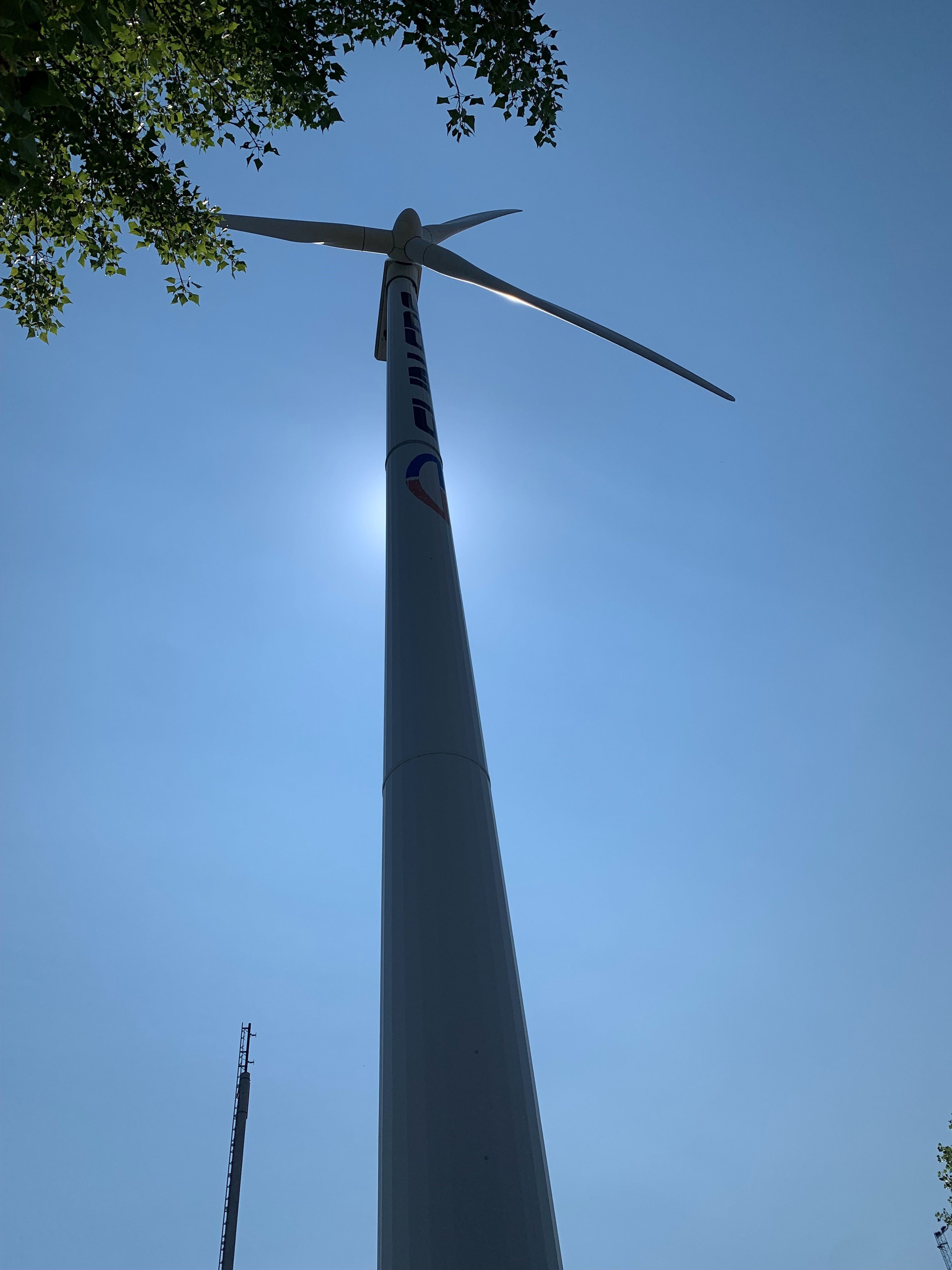 Das einzige Windrad in Wien - vielleicht werden es ja bald noch mehr...