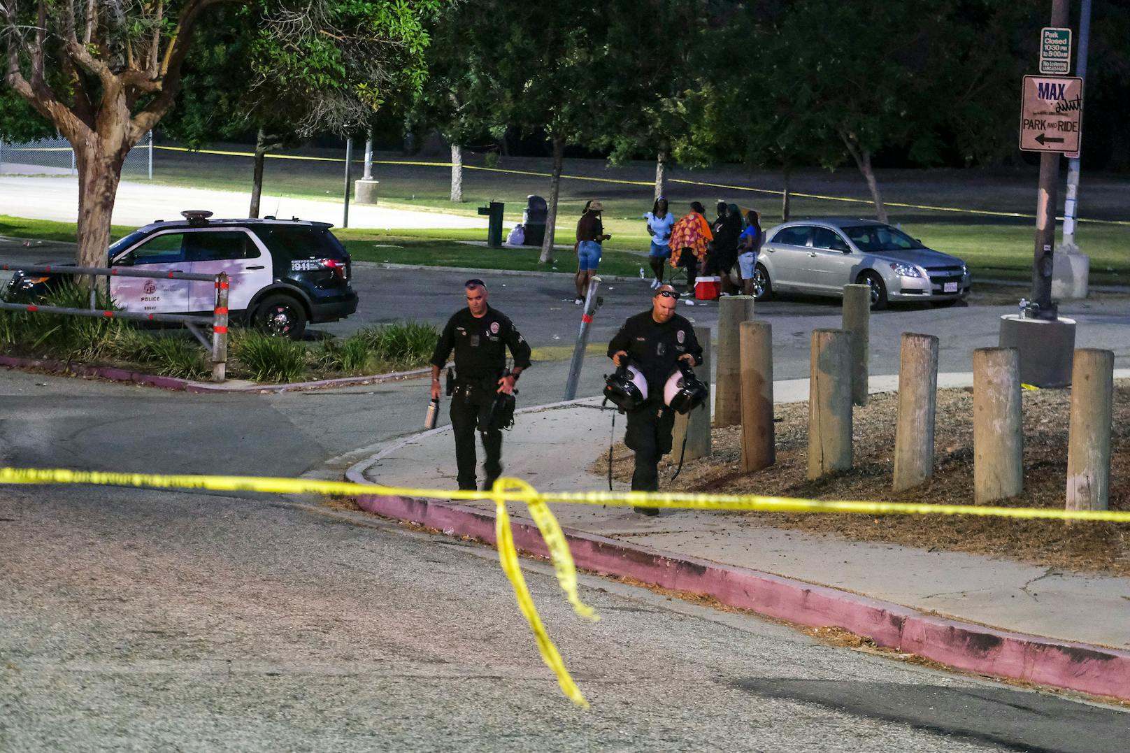 Durch Schüsse sind in einem Park in Los Angeles mindestens sieben Menschen verletzt worden.