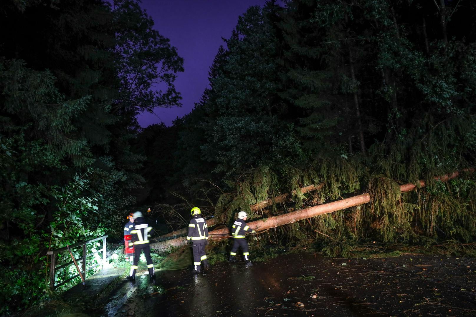 Das Unwetter blieb auf Teile Oberösterreichs beschränkt.