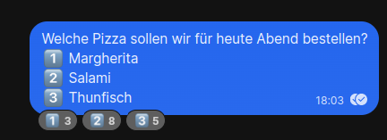 So erstellst du eine Umfrage mit dem Signal Messenger.