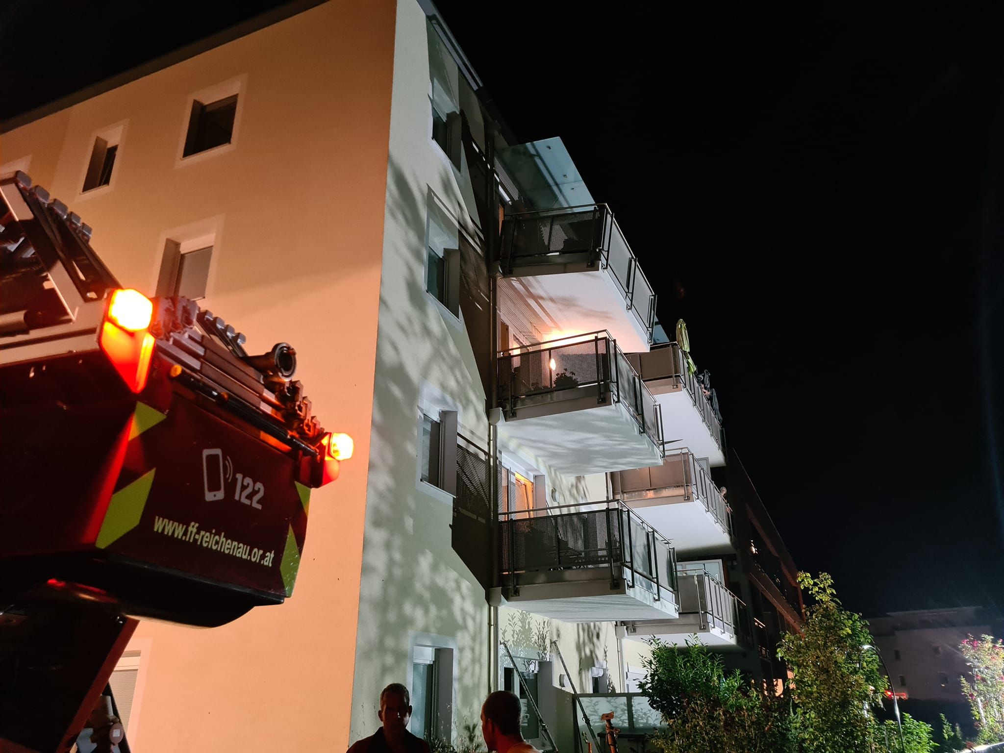 Bilder vom Feuerwehreinsatz.