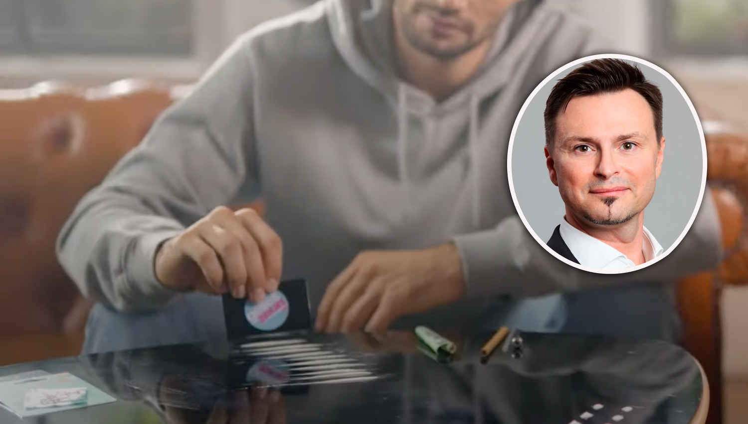 Mit seiner eindeutigen Werbelinie sorgt das Aroma-Pulver "Geiles Zeug" für Aufregung. Ewald Lochner, Sucht- und Drogenkoordinator der Stadt Wien (re.) fordert mehr Transparenz. 