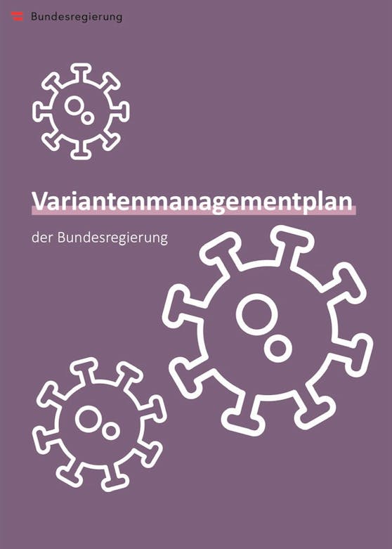 Das Deckblatt des Variantenmanagementplans der Bundesregierung.