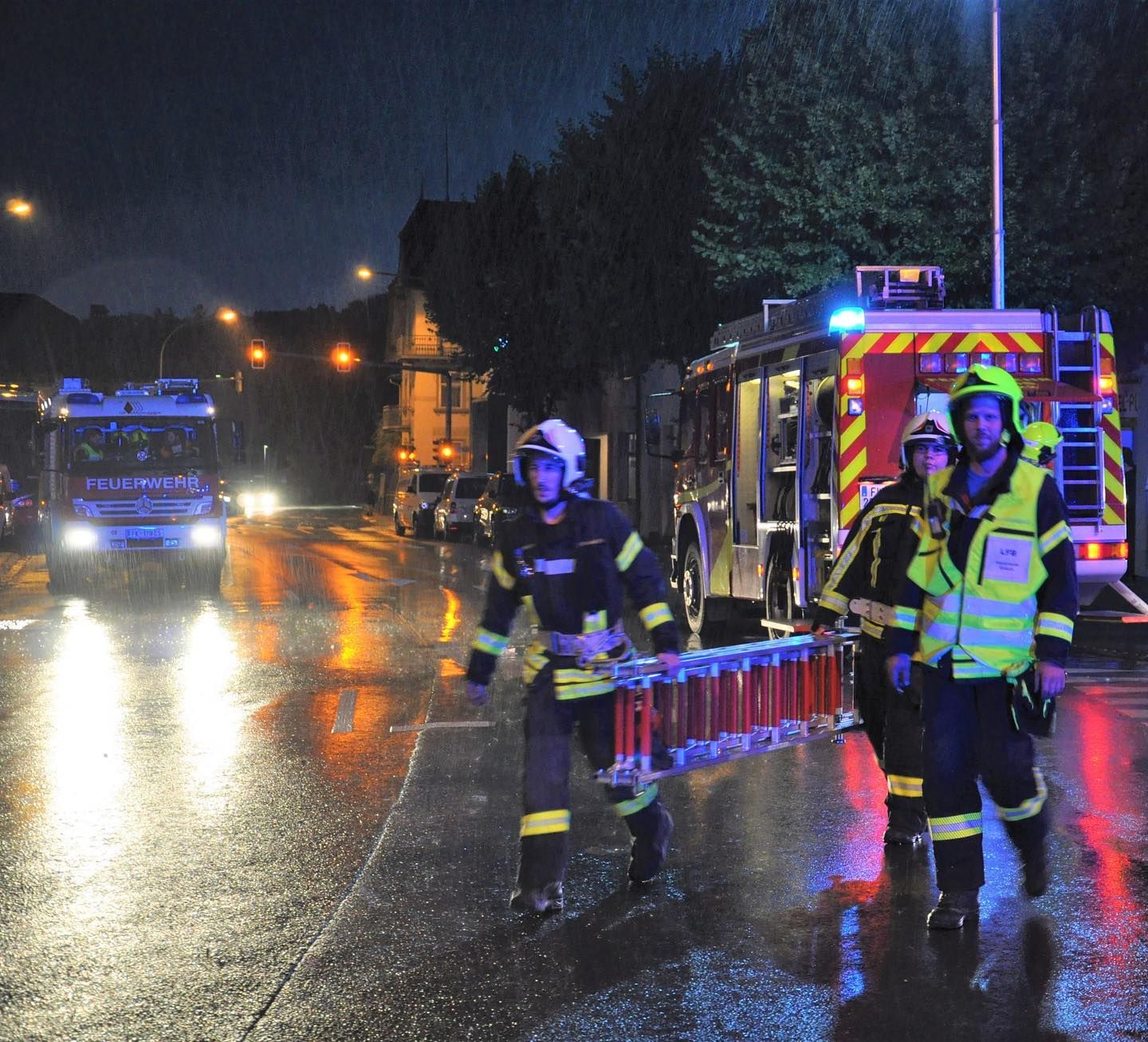 Die Feuerwehr stand im Großeinsatz. 