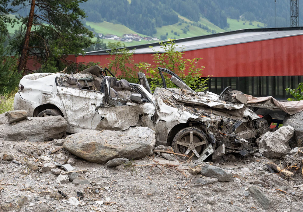 Das Stubaital wurde bereits vor wenigen Tagen und nun erneut von heftigen Unwettern heimgesucht.