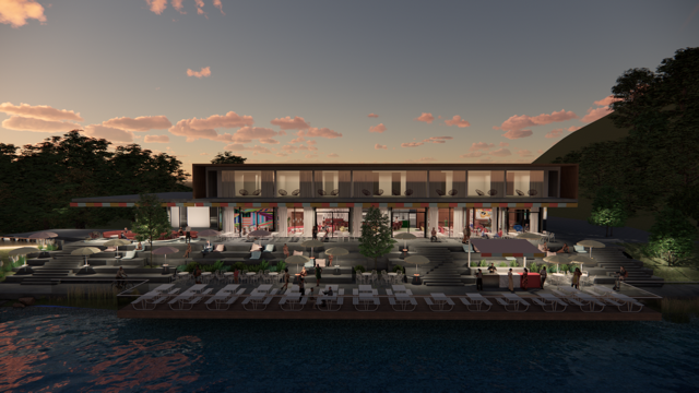 Noch nicht fertig: Das Waldcafé am Thalersee mit Gästezimmern im Oberstock wird das Naherholungsgebiet rund um Graz ergänzen. 