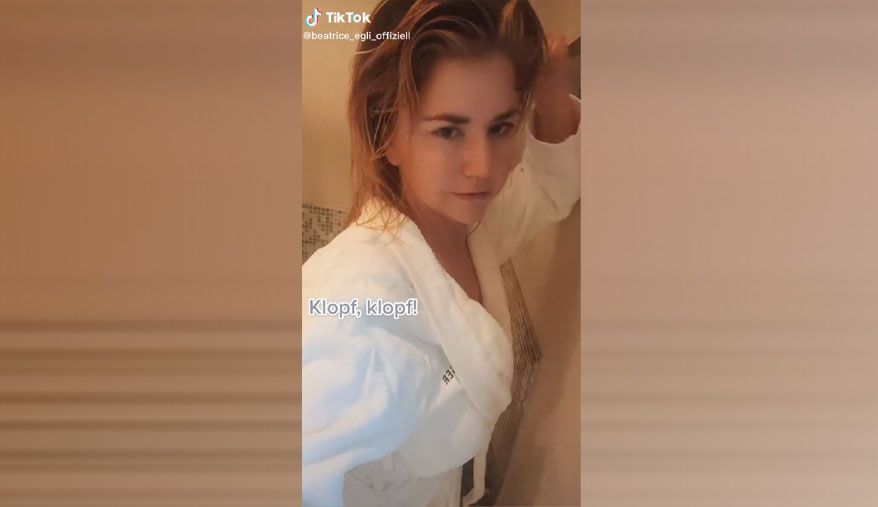 Schlagerstar Beatrice Egli überrascht ihre Fans auf TikTok.