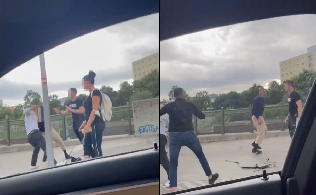 Schlägerei im Herzen Meildings