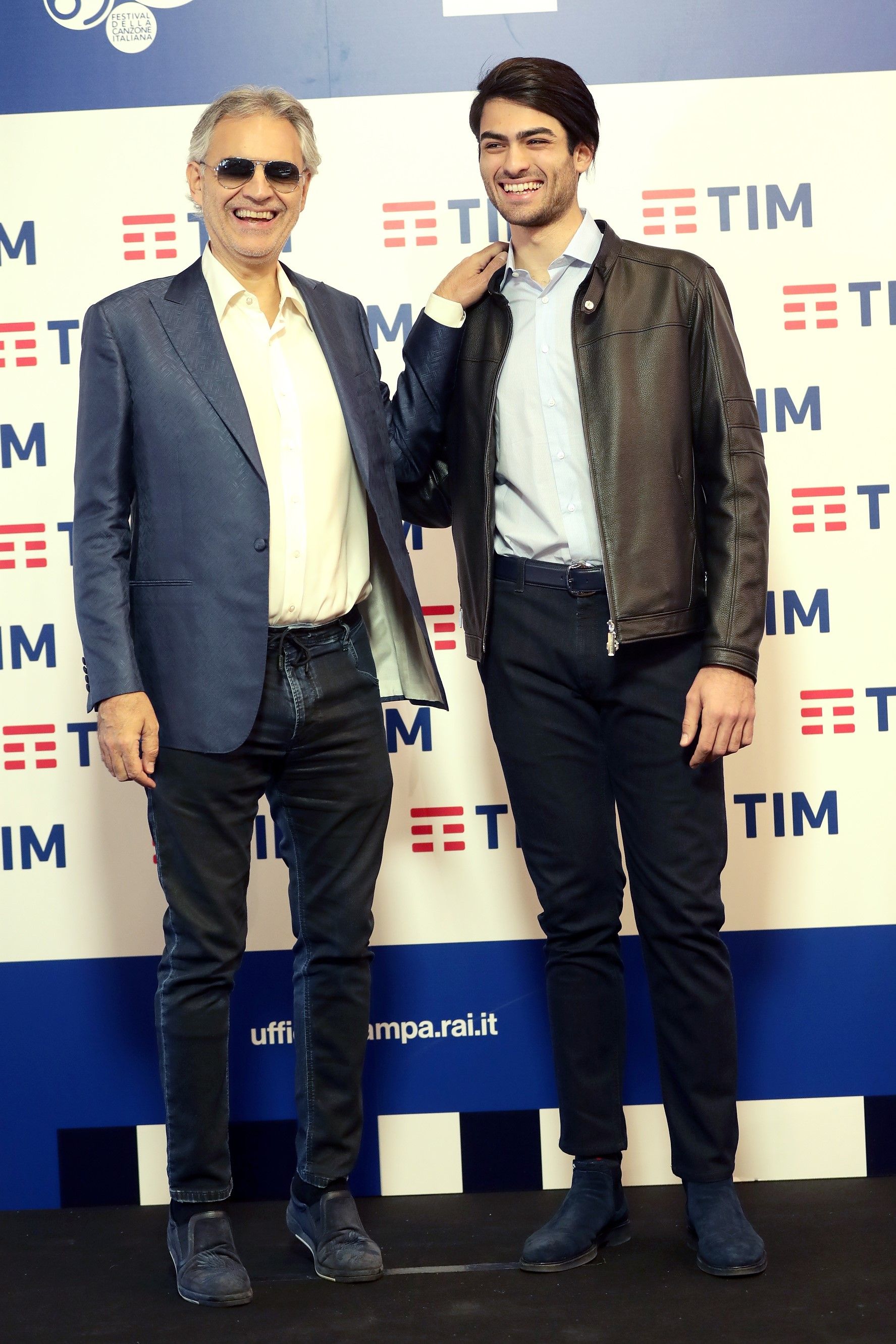 Das Publikum freute sich über den berühmteren Vater, Andrea Bocelli.