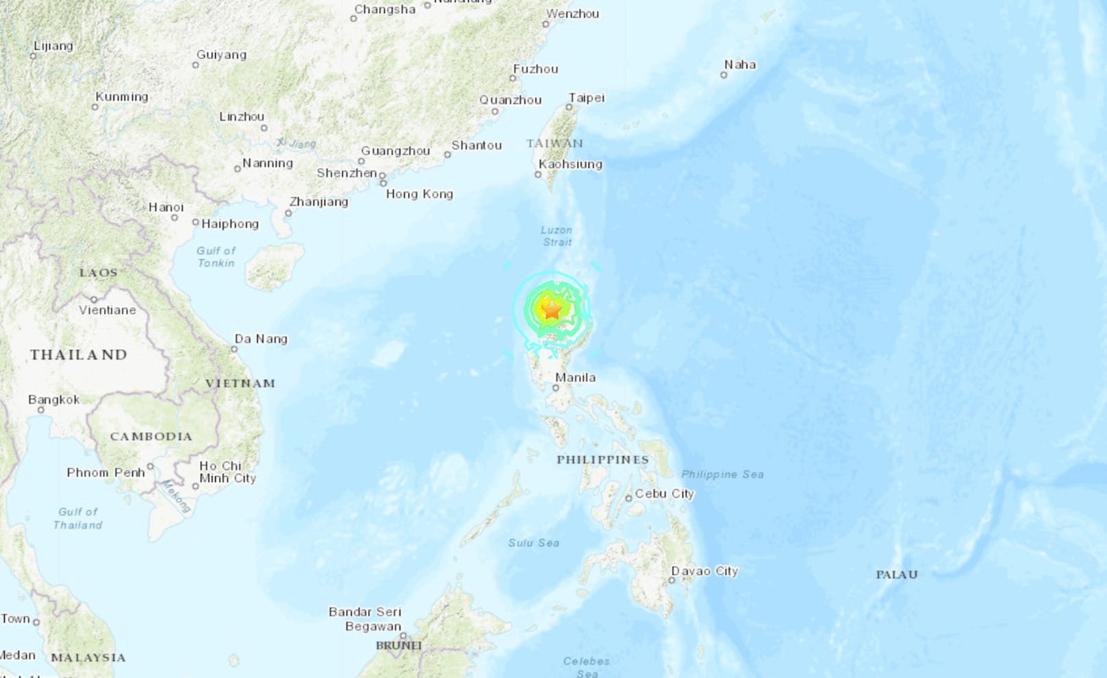 Das Epizentrum des jüngsten Erdbebens auf den Philippinen befand sich im Norden der Insel Luzon. 