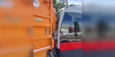 Bim kracht in Müllwagen – Verletzte bei Crash in Wien