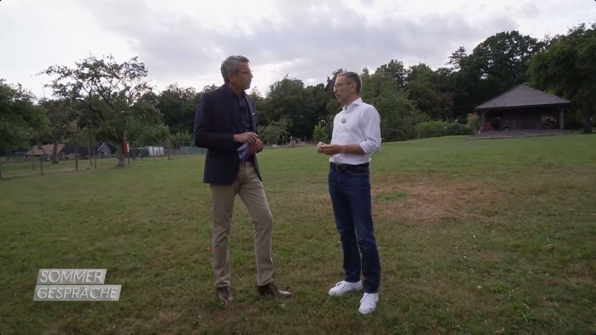 Herbert Kickl im PULS24 Sommergespräch am 28. Juli 2022.