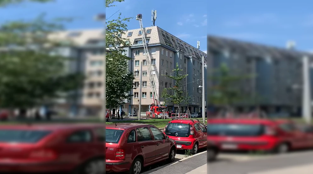 Feuerwehr-Einsatz in der Wiener Donaustadt