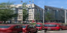 Dachbrand in der Donaustadt – Polizei sperrt Straße