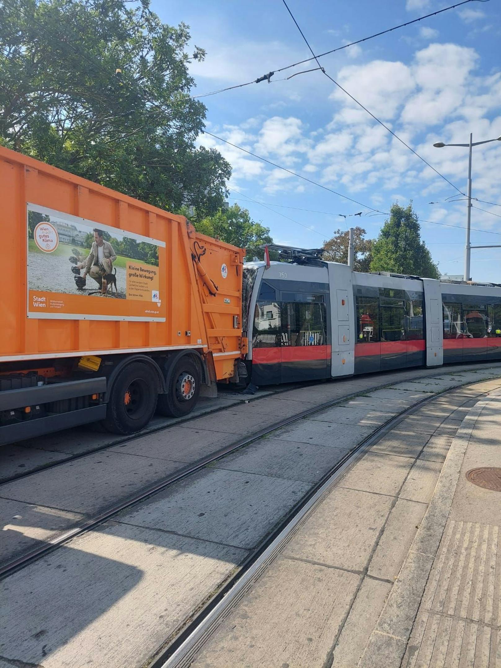 Die Straßenbahn fuhr bis 11.00 Uhr nur unregelmäßig.